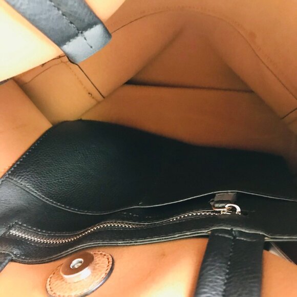 Seven Days Lifestyle and Dreams Large Shoulder bag Vegan Black 11” W x 15” H x 5 - Picture 6 of 7